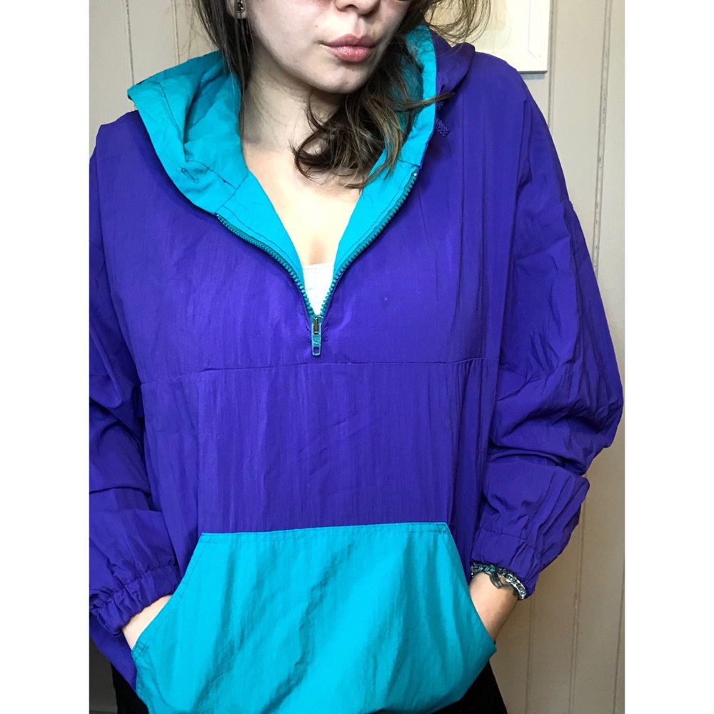 Pullover rain hoodie